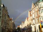 KrÃ¶peliner StraÃe mit Regenbogen II